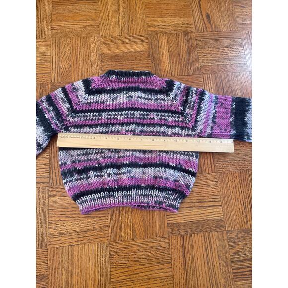 Handmade kids cardigan fits size 2 toddler - Picture 5 of 6